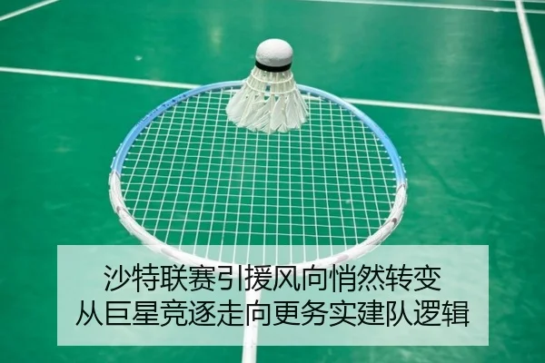 沙特联赛引援风向悄然转变 从巨星竞逐走向更务实建队逻辑